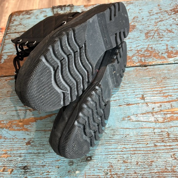 Sperry Quilted Black Duck Boots Womens Waterproof Fleece-Lined Winter Boots Sz 8 - Picture 5 of 7